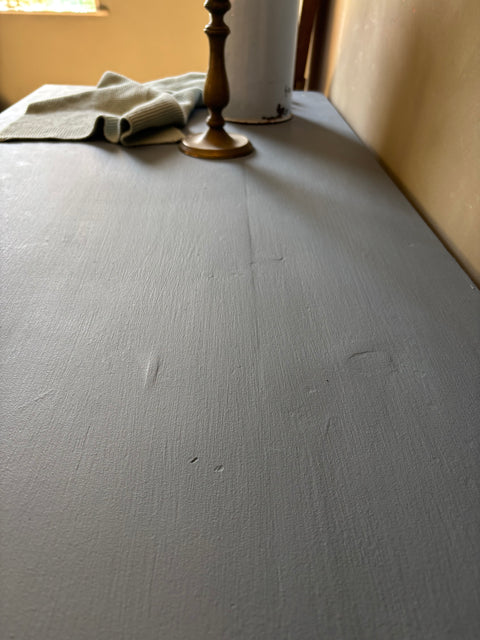 Dänische Kommode | Kreidefarbe Junger Baron (Blau-grau) - Weingärtners Genusshandwerk