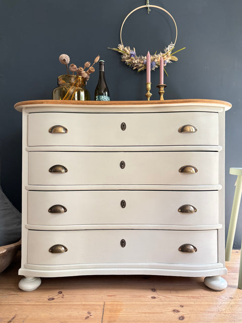 Dänische Kommode | Kreidefarbe Lime White Eggshell - Weingärtners Genusshandwerk