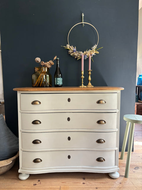 Dänische Kommode | Kreidefarbe Lime White Eggshell - Weingärtners Genusshandwerk