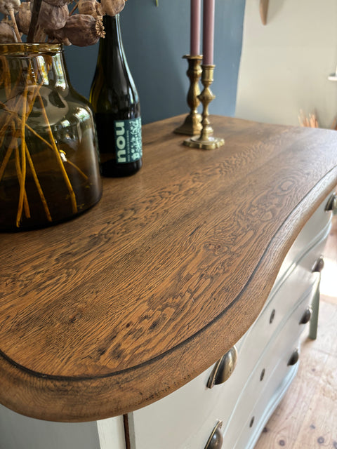 Dänische Kommode | Kreidefarbe Lime White Eggshell - Weingärtners Genusshandwerk