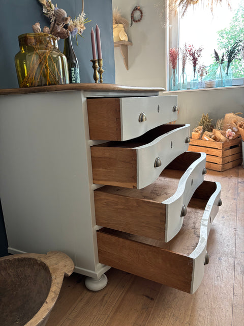 Dänische Kommode | Kreidefarbe Lime White Eggshell - Weingärtners Genusshandwerk