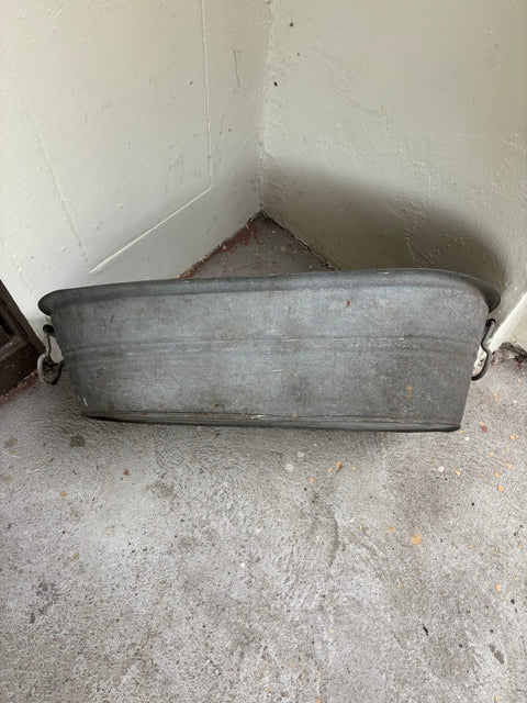 Alte Zink Babywanne (44x80x21cm) - Weingärtners Genusshandwerk