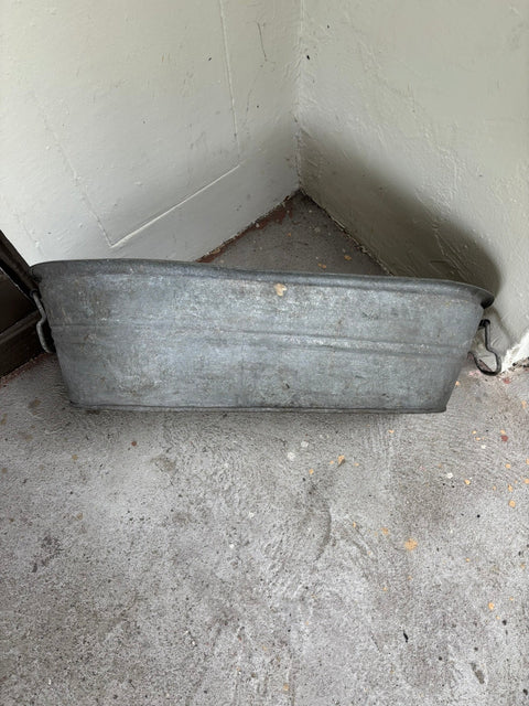 Alte Zink Babywanne (44x80x21cm) - Weingärtners Genusshandwerk