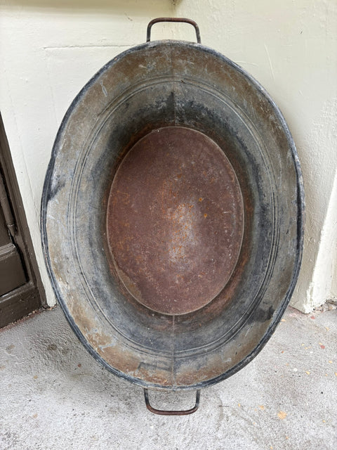 Alte Zinkwanne (61x87x36cm) - Weingärtners Genusshandwerk