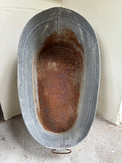 Alte Zinkwanne (78x45x32cm)