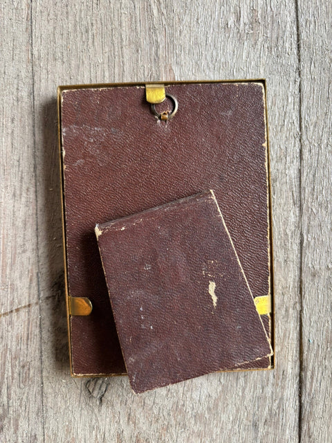 Vintage Bilderrahmen aus Dänemark (rot) (10 cm x 7,5 cm)