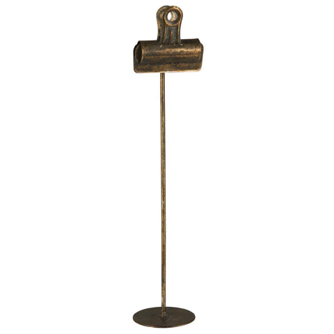 Ib Laursen Kartenhalter m/Clips schwarz/goldener Look Brooklyn - Weingärtners Genusshandwerk