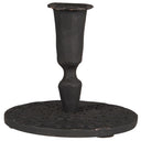 Ib Laursen Kerzenhalter für 1,3 cm Kerze mit Blockmuster handgefertigt - Weingärtners Genusshandwerk