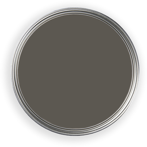 Geöffnete Farbdose Espresso 124 von Anna von Mangoldt, Farbe von oben