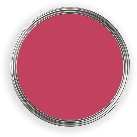 Geöffnete Farbdose Flamingo 116 von Anna von Mangoldt, Farbe von oben
