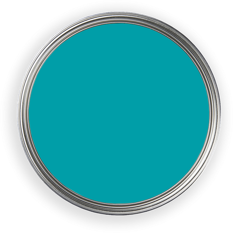 Geöffnete Farbdose Capriole 258 von Anna von Mangoldt, Farbe von oben
