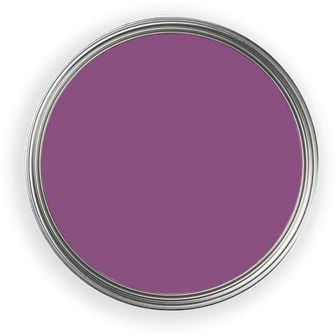 Geöffnete Farbdose Lilalú 113 von Anna von Mangoldt, Farbe von oben