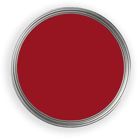 Geöffnete Farbdose Ruby 023 von Anna von Mangoldt, Farbe von oben