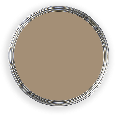 Geöffnete Farbdose Terra 123 von Anna von Mangoldt, Farbe von oben