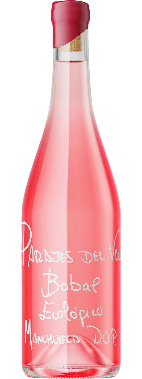 Weinflasche Parajes del Valle Rosado Bobal BIO, Roséwein aus Manchuelo