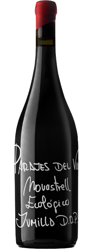 Weinflasche Bodega Parajes del Valle Monastrell BIO, Rotwein aus Jumilla