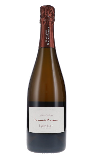 Weinflasche Champagne Bonnet-Ponson Cuvée perpétuelle, Extra Brut Premier Cru BIO, Schaumwein aus der Champagne