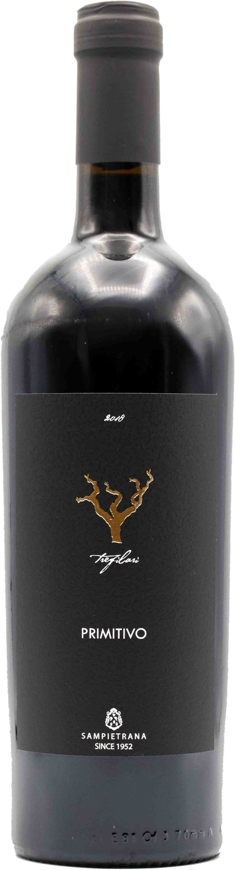 Weinflasche Cantina Sampietrana Trefilari Primitivo Salento, Rotwein aus Apulien