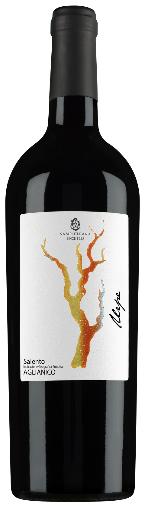 Weinflasche Cantina Sampietrana Urpe Aglianico, Rotwein aus Apulien