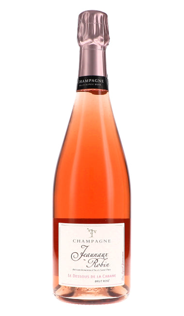 Weinflasche Champagne Jeaunaux-Robin Le Dessous de la Cabane Brut Rosé BIO, Rosé-Schaumwein aus der Champagne