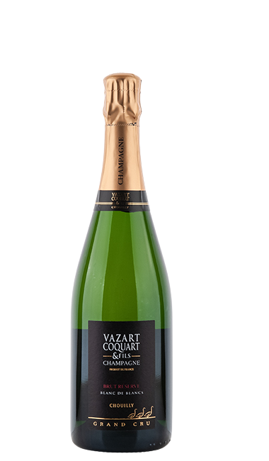 Weinflasche Vazart-Coquart Brut Réserve Blanc de Blancs L20 Grand Cru, Schaumwein aus der Champagne