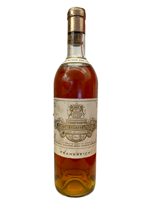 Weinflasche Chateau Coutet a Barsac 1er Grand Cru de Sauternes, Weißwein aus Bordeaux