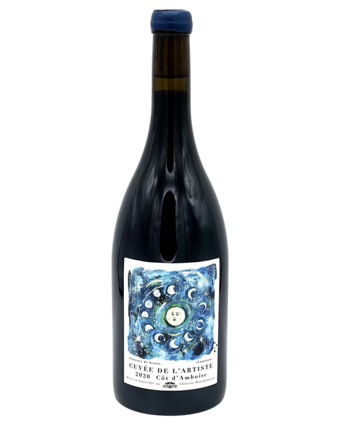Weinflasche Château Montdomaine Malbec l'Artist, Rotwein von der Loire
