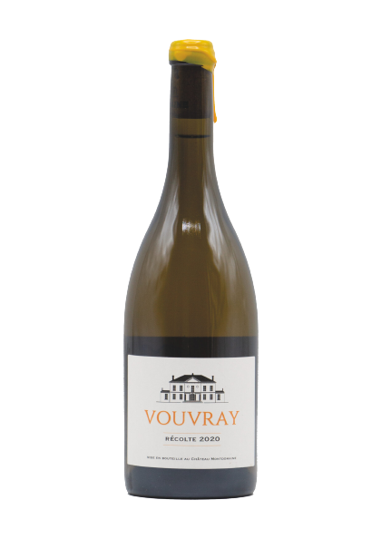 Weinflasche Château Montdomaine Chenin Blanc Vouvray Sec, Weißwein von der Loire