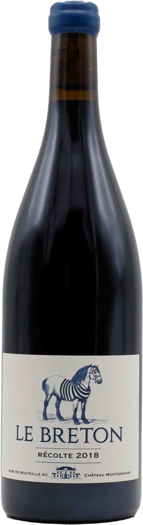 Weinflasche Château Montdomaine Le Breton Cabernet Franc, Rotwein von der Loire