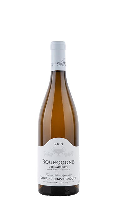Weinflasche Chavy-Chouet Bourgogne Blanc „Les Saussots“, Weißwein aus Burgund