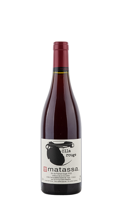 Weinflasche Matassa Olla Rouge, Rotwein aus dem Languedoc-Roussillon