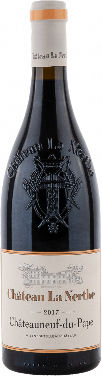 Weinflasche Chateau La Nerthe Châteauneuf-du-Pape Rouge BIO, Rotwein aus Südliche Rhone