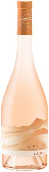 Weinflasche Estandon Alpilles Rosé, Roséwein aus der Provence