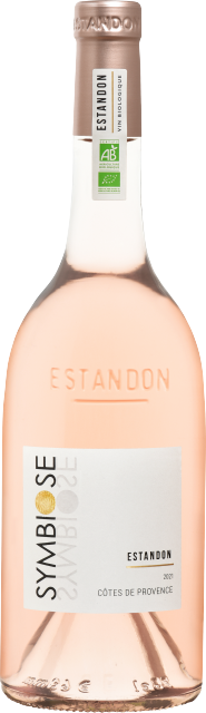 Weinflasche Estandon Symbiose Rosé Côtes de Provence BIO, Roséwein aus der Provence