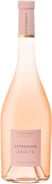 Weinflasche Estandon Zénith Rosé Côtes de Provence, Roséwein aus der Provence