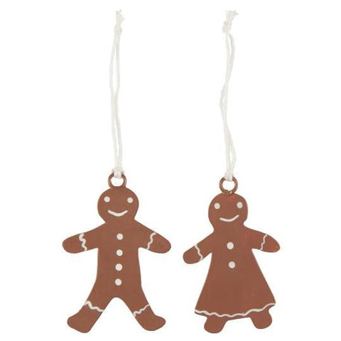 Ib Laursen Lebkuchenpärchen zum Hängen Weihnachtsschmuck, Ansicht 2