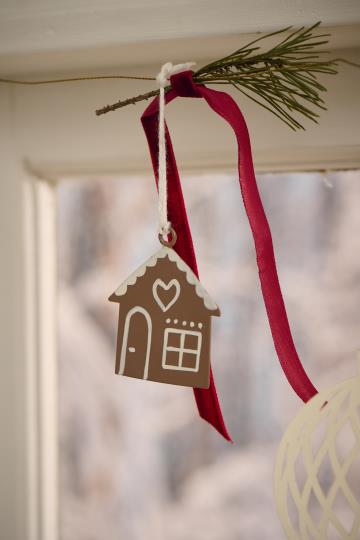 Ib Laursen Lebkuchenhaus zum Hängen Weihnachtsschmuck, Ansicht 2