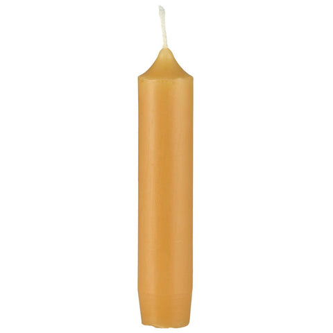 Beige Ib Laursen Stabkerze mit Ø 2,2 cm und 11 cm Höhe, geeignet für Kerzenhalter, natürliche Dekoration