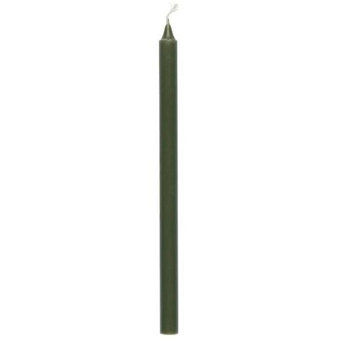 Zierliche hohe Kerze von Ib Laursen, dünn, Ø 1,3 cm, Höhe 20 cm, ideal für Kerzenhalter oder Dekoration.
