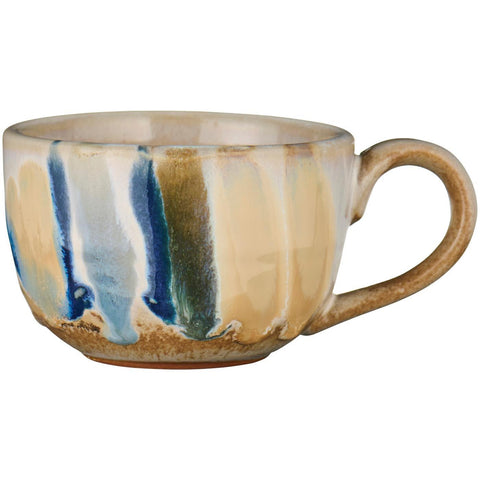 Ib Laursen Tasse mit Henkel Trosa blaue Struktur, Ansicht 2