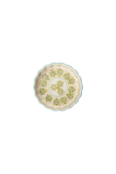 Tranquillo Tarteletteform RETRO aus Steinzeug, 11 cm, ideal für kleine Torten und Backkreationen, natürliche Backform.