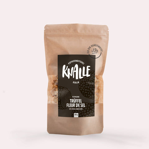 Knalle Trüffel Fleur de Sel Popcorn 100g