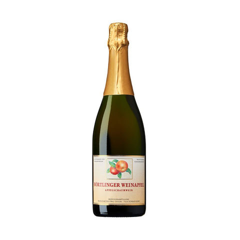 Weinflasche Manufaktur Jörg Geiger Börtlinger Weinapfel Apfelschaumwein - 7,5 % Vol., Perlwein aus Deutschland