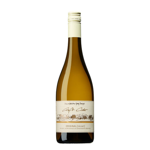 Manufaktur Jörg Geiger Craft Cider Original, sprudelnder Apfelwein, Flasche 0,75l, mit sprudelnder Kohlensäure und 4,5 % Vol.