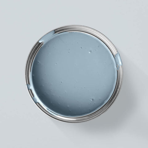Geöffnete Farbdose Blau & Edel von LittlePomp by MissPompadour, Farbe von oben