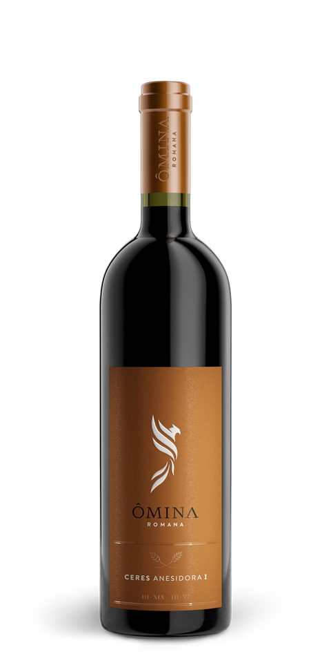 Weinflasche Ômina Romana Ceres Anesidora I, Rotwein aus Latium