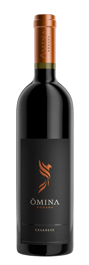 Weinflasche Ômina Romana Cesanese, Rotwein aus Latium