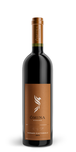 Weinflasche Ômina Romana Hermes Diactoros I, Rotwein aus Latium