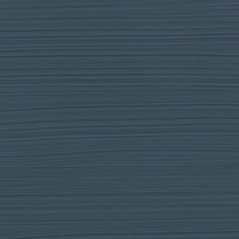 Kreidefarbe "Outdoor" von Painting The Past auf Jeans-Outdoor-Textil in Blau, detaillierte Nahaufnahme der Textur und Farbe.