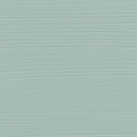 Wandfläche gestrichen in Celadon, Kreidefarbe von Painting The Past